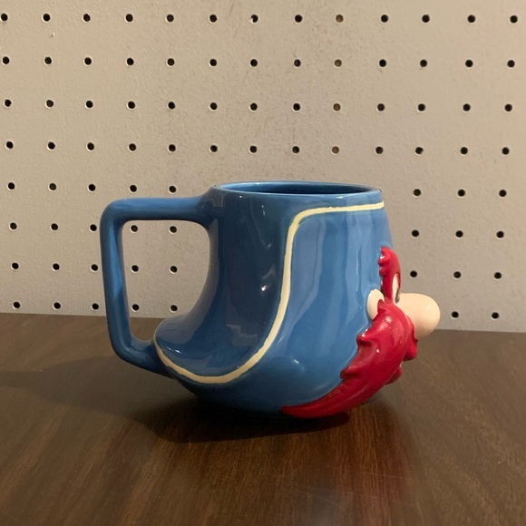 💥 1992 VINTAGE APPLAUSE INC LOONEY TUNES YOSEMITE SAM BLUE & RED COFFEE CUP MUG💥 - Picture 4 of 7